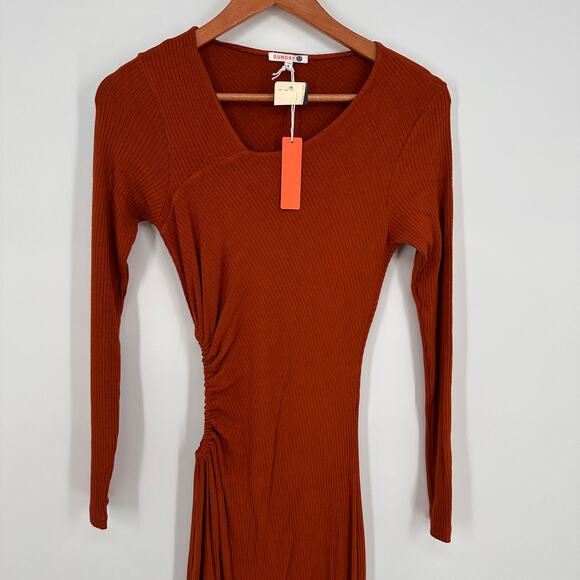 SUNDRY NWT Long Sleeve Cutout Dress // XS - Picture 3 of 10